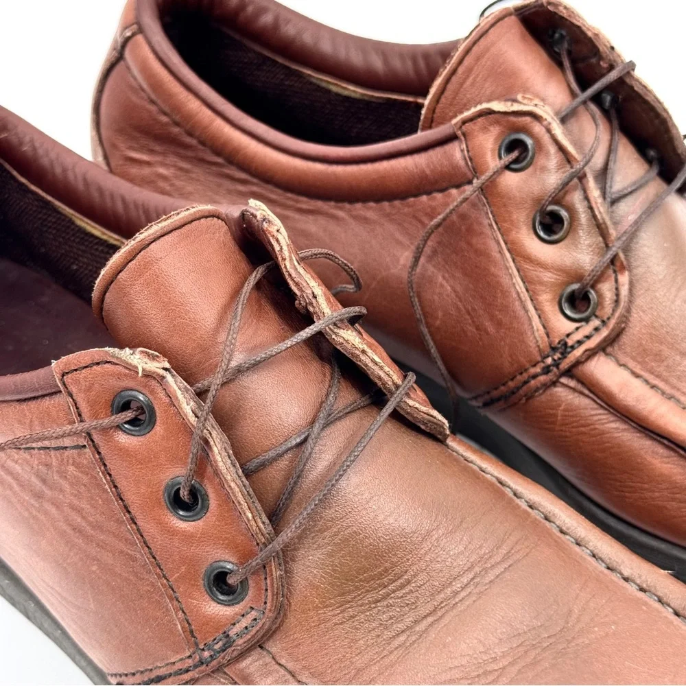 VTG RED WING Leather Moc Toe Oxford Shoe